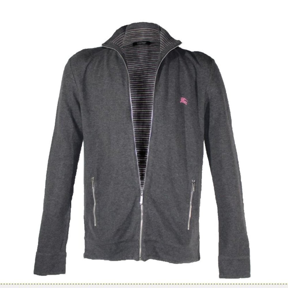 •Burberry Blacklabel Sweatshirt Zip Up•